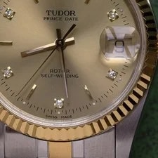 Tudor Champagne 5-Diam Dial Prince Date 74033 Automatic 34mm 3