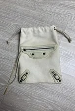 Balenciaga — Balenciaga Paris Mini Drawstring Trim Moto City Style — Handbag — resale