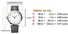 *Near * Omega de Ville 511.0371 Cal.625 Silver 20mm Manual 2