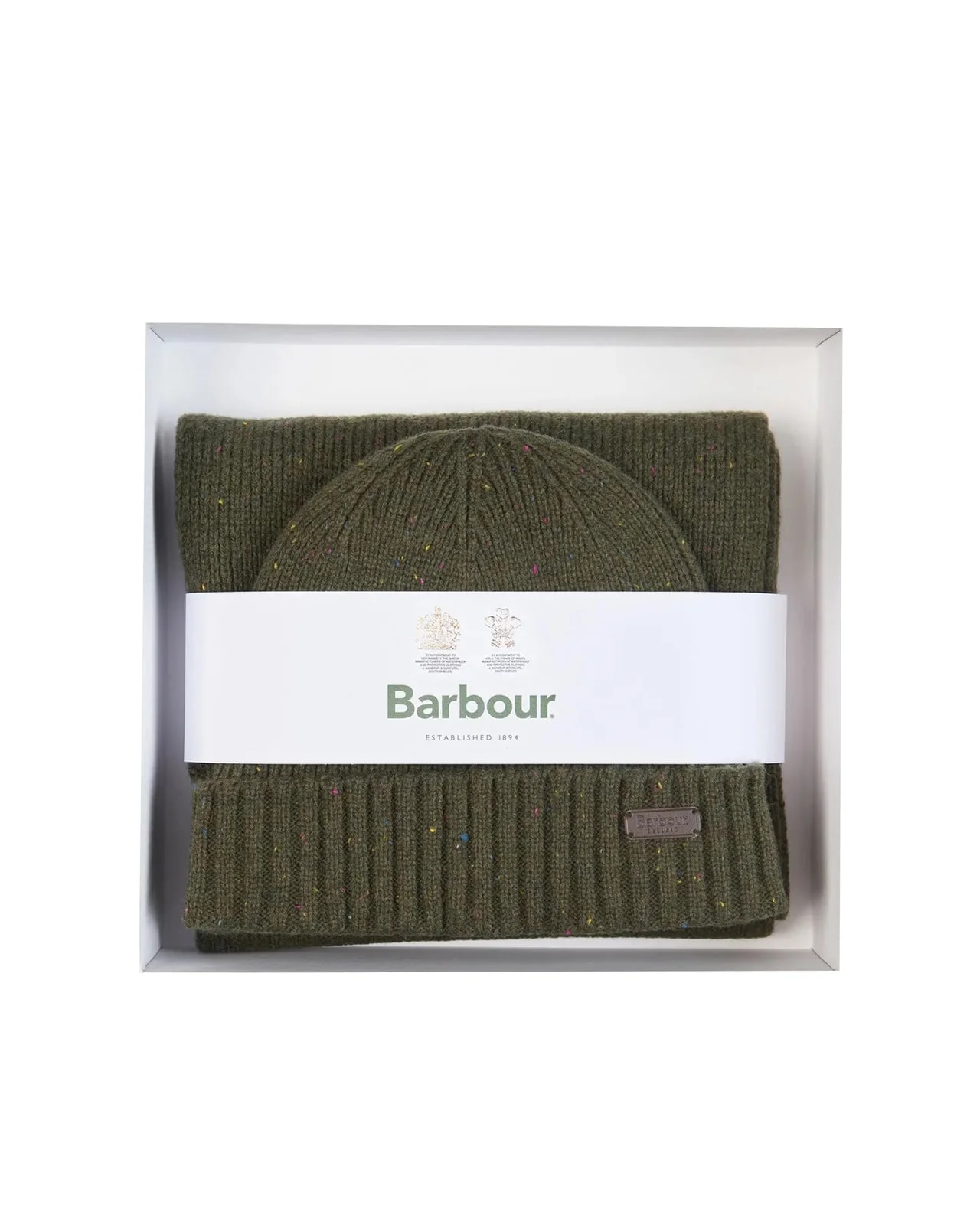 Barbour — Barbour Mgs0047 Ribbed Hat & Scarf Set — Winter — Accessory — resale