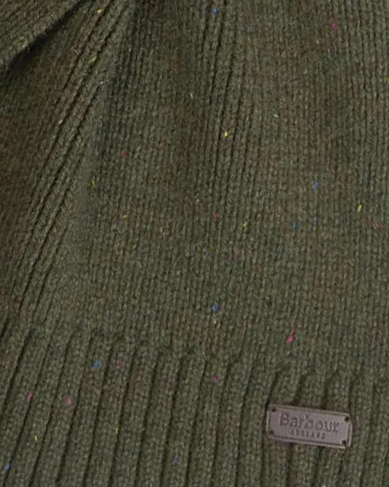Barbour Mgs0047 Ribbed Hat & Scarf Set — Winter 3