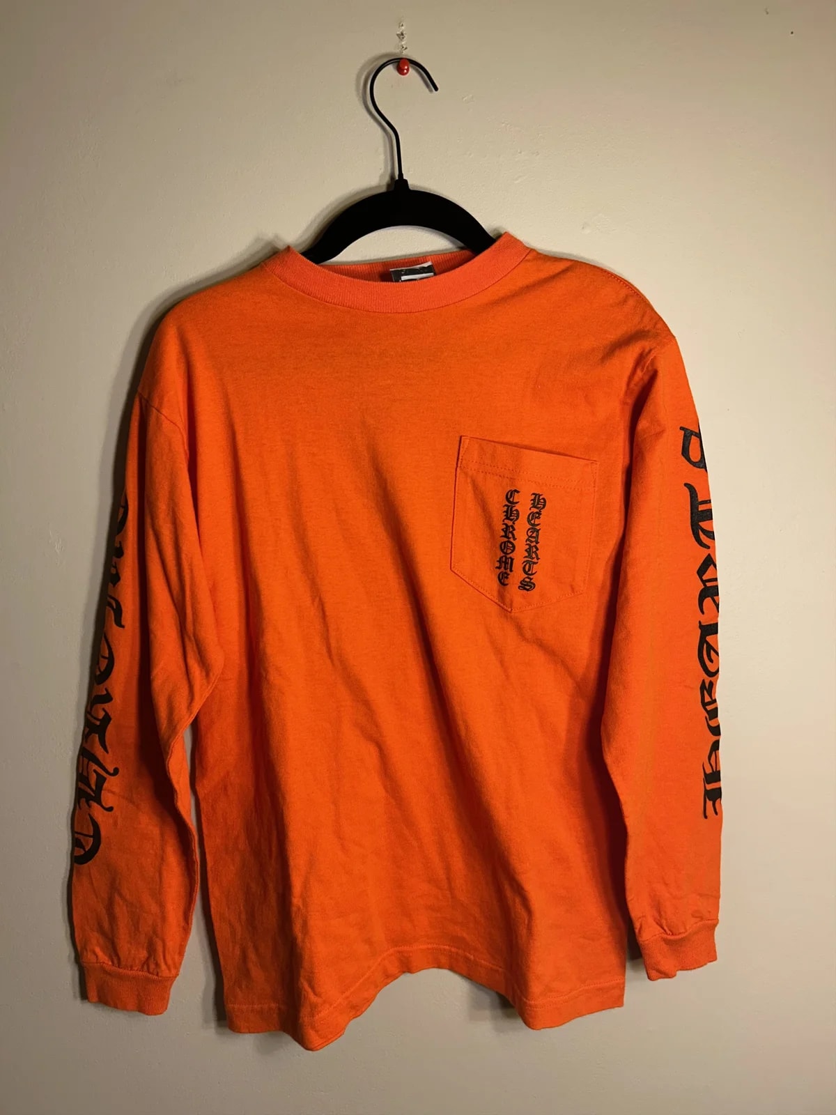 Chrome Hearts — Hearts Long Sleeve Pocket T-Shirt — streetwear — resale