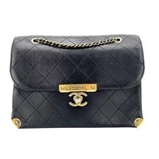 Chanel Turn Lock Metal Flap Chain Matelass Coco Mark 3