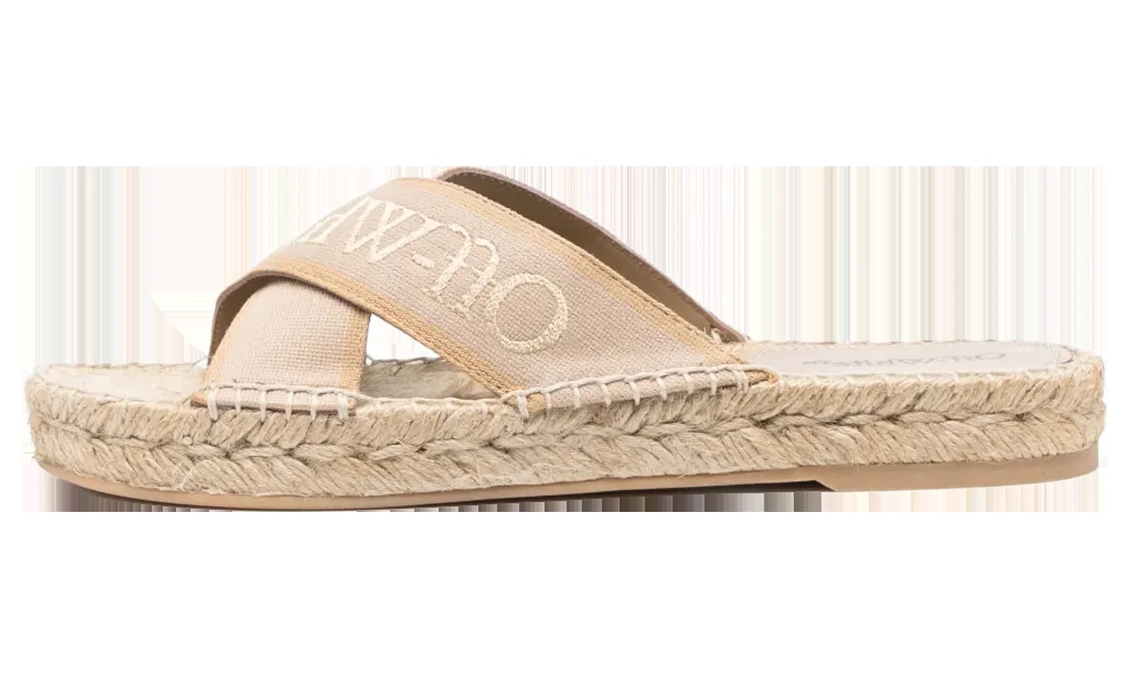 Bookish Criss-Cross Espadrille Sandals Wmns " OWIB012S23FAB0016103 2