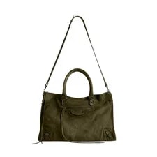 Balenciaga le City Large $3400 Military Top Handle New & 4