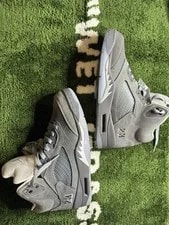 Jordan Air 5 ’s Solid Lace Up High Top Basketball 2