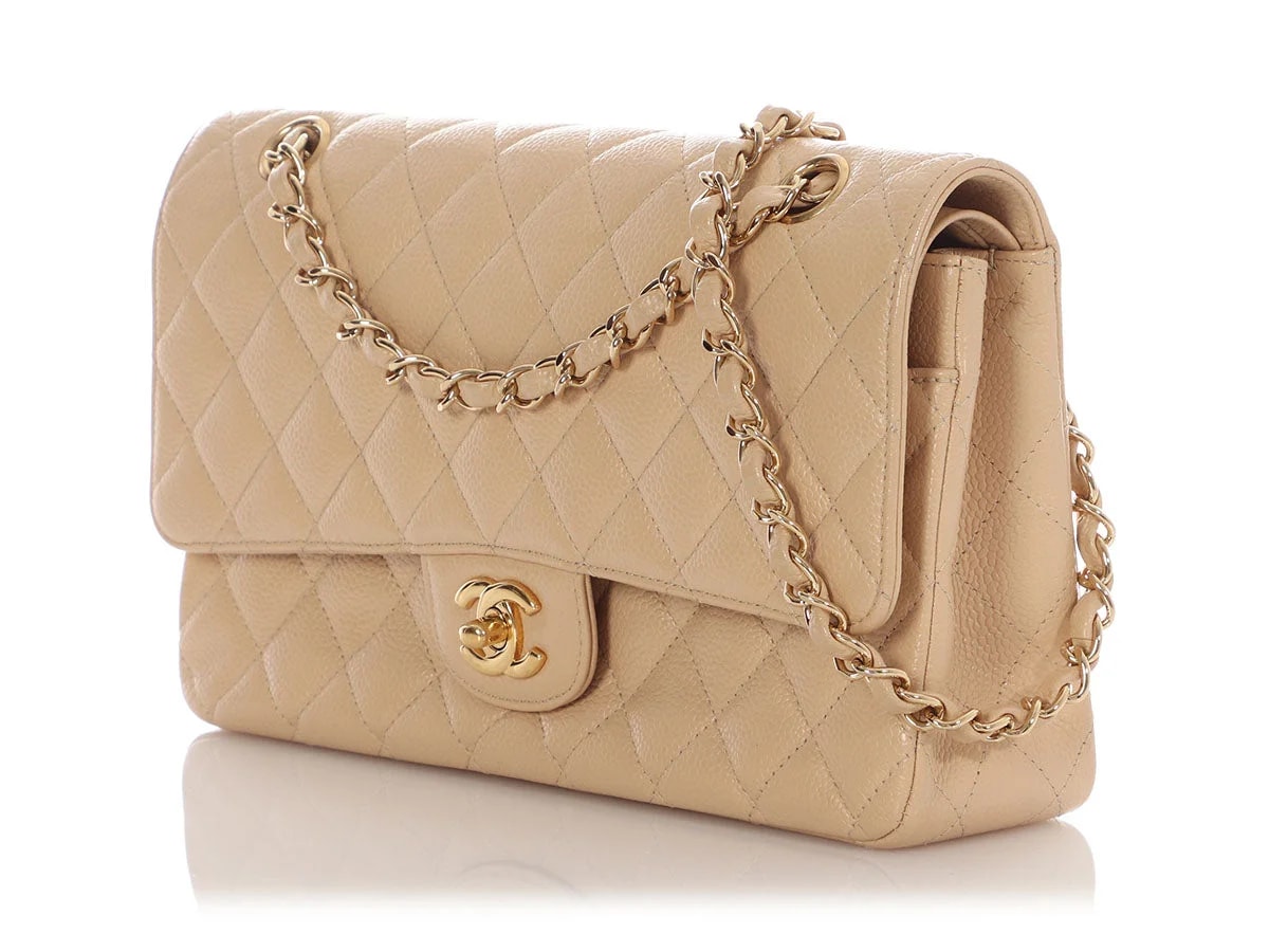 Chanel Medium/Large Light Classic Double Flap 3