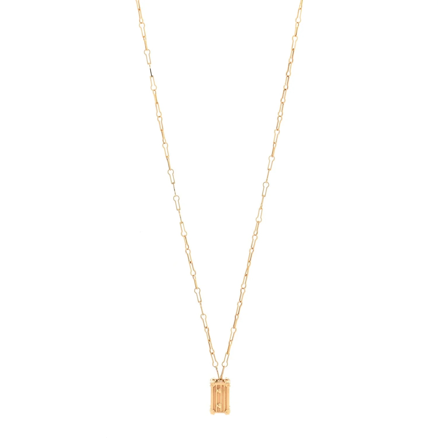 Louis Vuitton — 18K Yellow Gold Petite Malle — Jewelry — resale