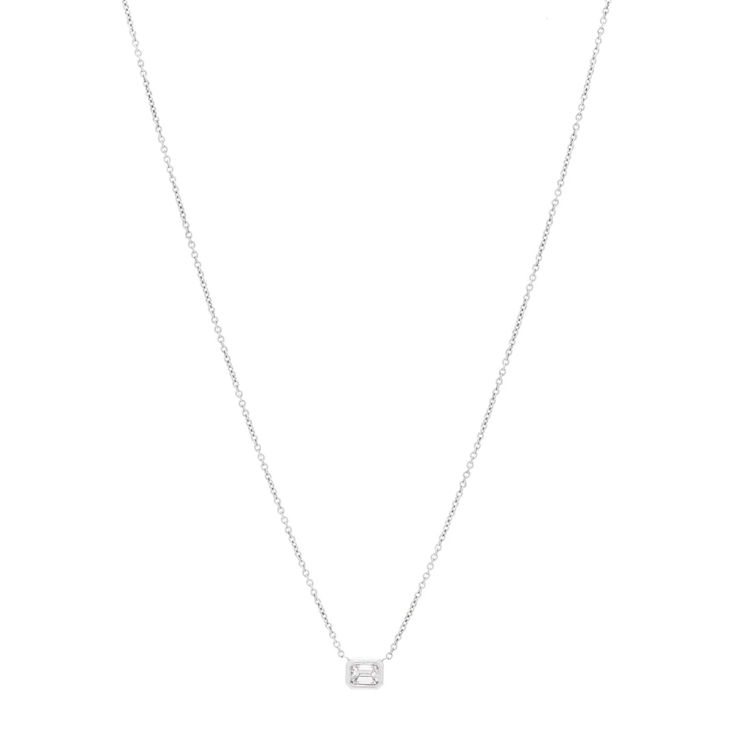 Roberto Coin — 18K White Gold .17ct Cut Diamonds By the Inch — Jewelry — resale