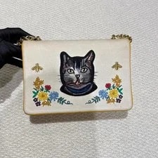 Gucci GG Marmont 3D Floral Cat Embroidery Limited Edit 2