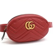 Gucci — Gucci Belt Waist 476434 GG Marmont Chevron — Handbag — resale