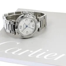 Cartier — Cartier Pasha C Méridien W31029M7 35mm SS Silver #C7558 — Watch — resale