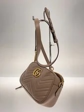 Gucci Chain GG Marmont Quilting BEG 2