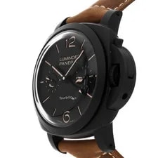 Panerai Luminor 1950 Tourbillon Ceramic Manual 46mm Strap PAM 396 2