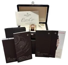 2014 Papers Patek Philippe Nautilus 40.5mm Chocolate 18K Rose Gold 5980R-001 BOX 2