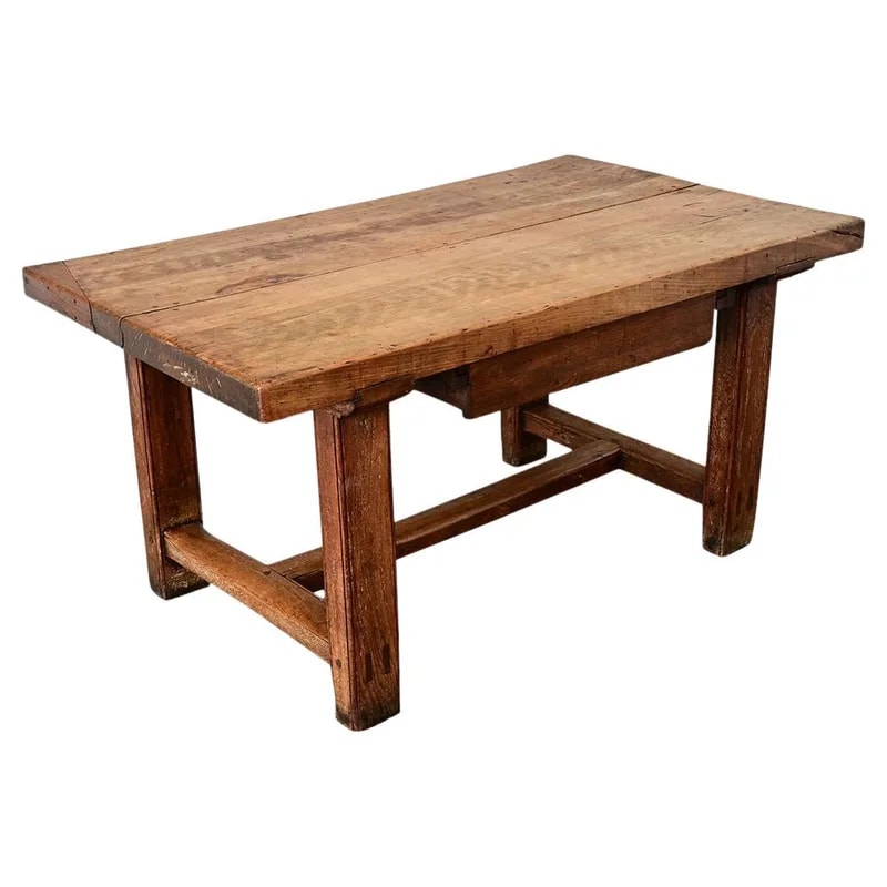 French 19th Century Farmhouse Dining Worktable — Furniture — resale