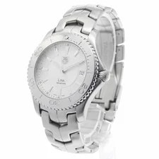 TAG Heuer Link WJ1111-0 Quartz Steel Date Good Condition From Japan 2