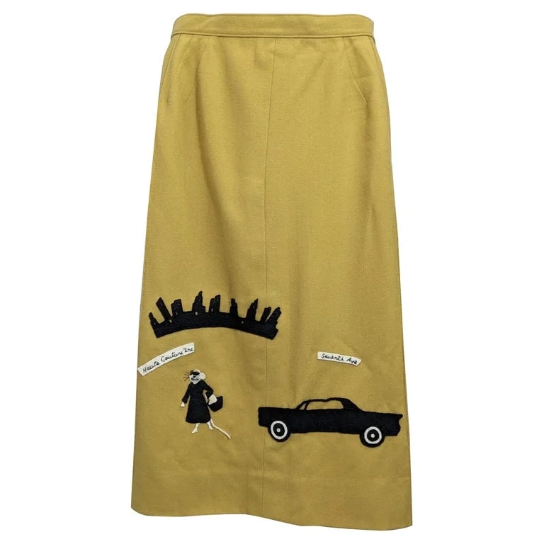 For Saks Fifth Avenue, Unknown — Vivian Custom of Saks Fifth Ave. Mousecapades Custom Skirt — Clothing — resale