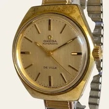 Omega de Ville Automatic 26mm Gold Plated Original Dial Working 4