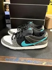Tried ON ’s Nike SB Dunk Low Atmos Elephant BQ6817-009 Size 11.5 NO BOX 2