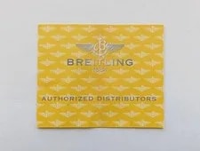 Breitling — Breitling Booklet "Authorized Distributors" — Watch — resale