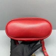 Gucci GG Marmont Chevron Backpack 3