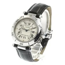 Cartier — Cartier Pasha C W3100255 35mm SS Beige #C7390 — Watch — resale