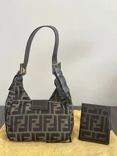 Fendi Mini Square & Matching Card Case Italy 2