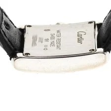 Cartier Tank Française SM WE100251 20mm WG Beige #C2673 3