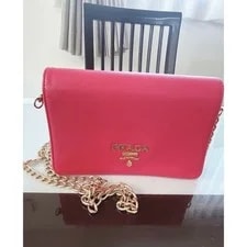 Prada Chain Wallet 1BP006NZV LUX 2
