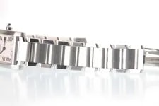 Cartier Tank Francaise SM W51008Q3 Steel Quartz Full Set T0065 4