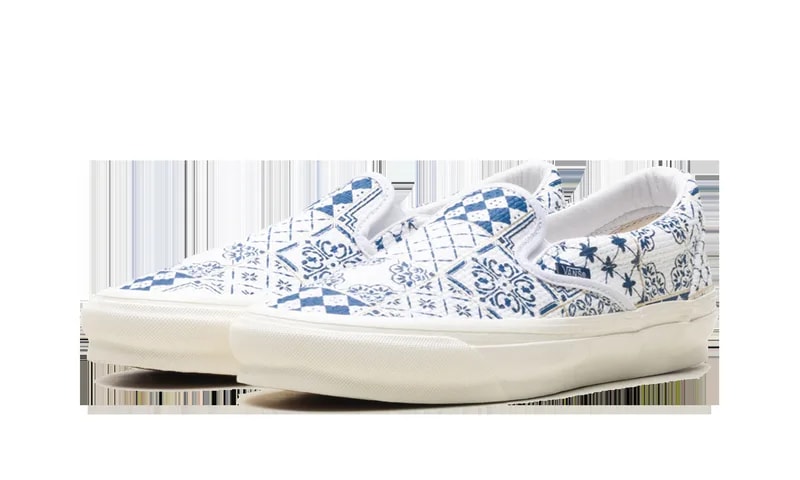 OG Classic Slip-On LX "Kith - Azulejo Tile" VN0A32QNWHT 2
