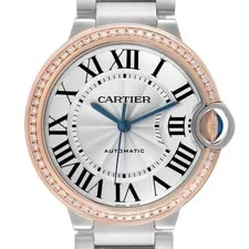 Cartier Ballon Bleu 36 Steel Rose Gold Diamond Automatic WE902081 3