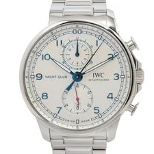 IWC — Excellent IWC Portugieser Yacht Club Silver IW390702 SS Boxed From Japan JP — Watch — resale