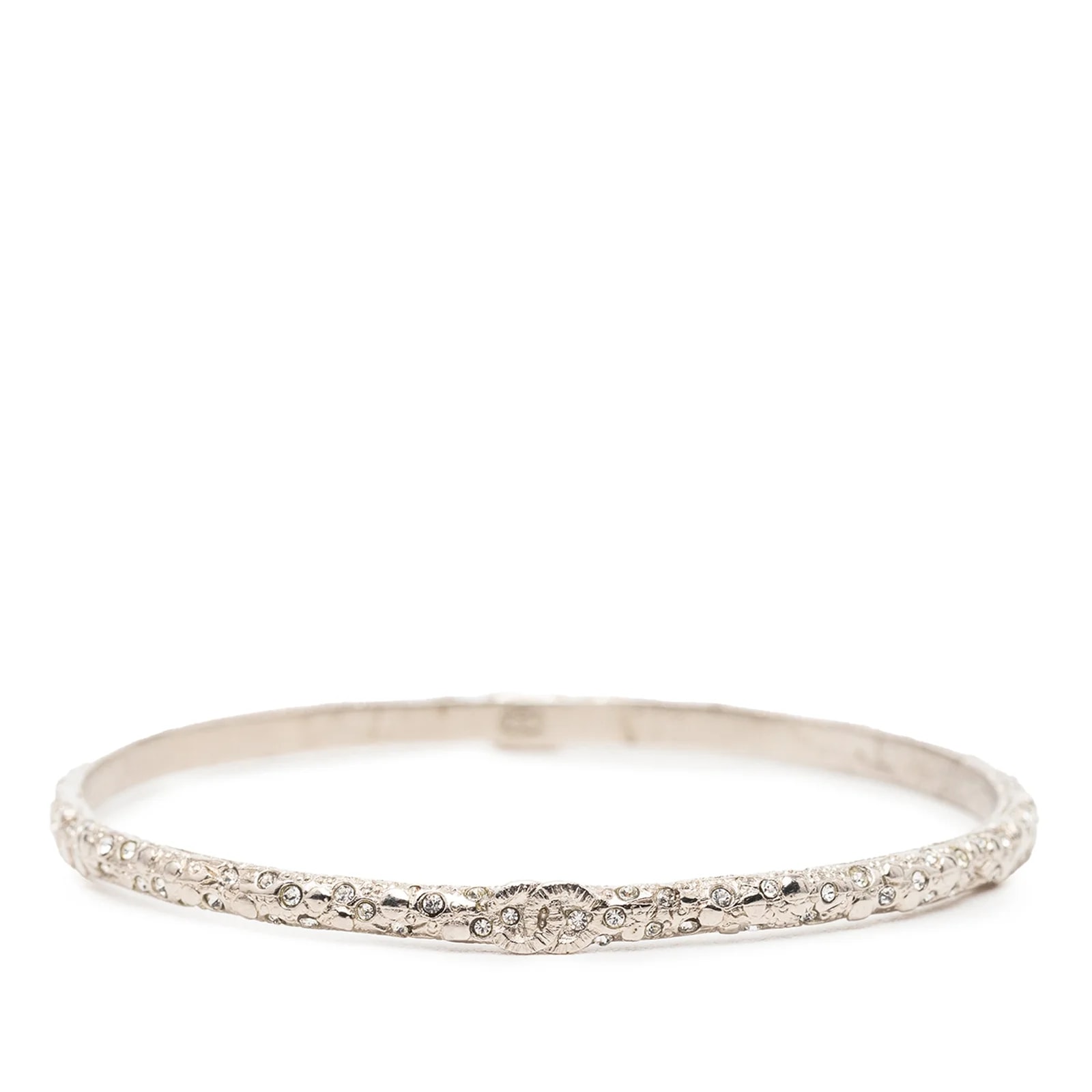 Chanel — CC Plated Strass Bangle — Jewelry — resale