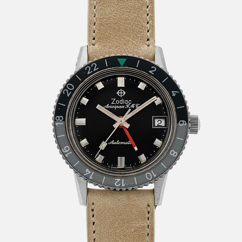 Zodiac — 1960s Zodiac Aerospace GMT Ref. 752 934B — Watch — resale