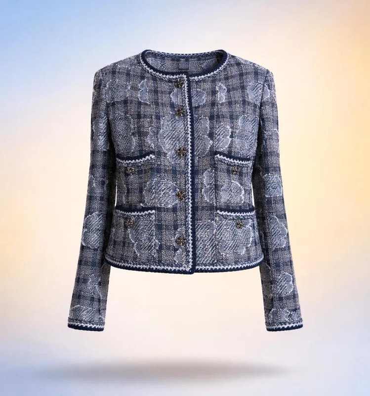 Chanel — Chanel Paris New York Collector's Jacket With Camellias 38 FR — Clothing — resale