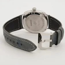 Panerai Radiomir Officine PAM01383 SS & Leather Stem-winder Blue Dial 4
