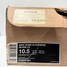 Dunk High - Supreme Spark LE East (DJ Clark Kent) (2009) Size: US10.5 OG All 4