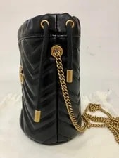 Gucci GG Marmont Bucket Antique Drawstring 3