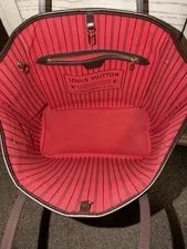 Louis Vuitton Neverfull Lining & Matching Wallet 3