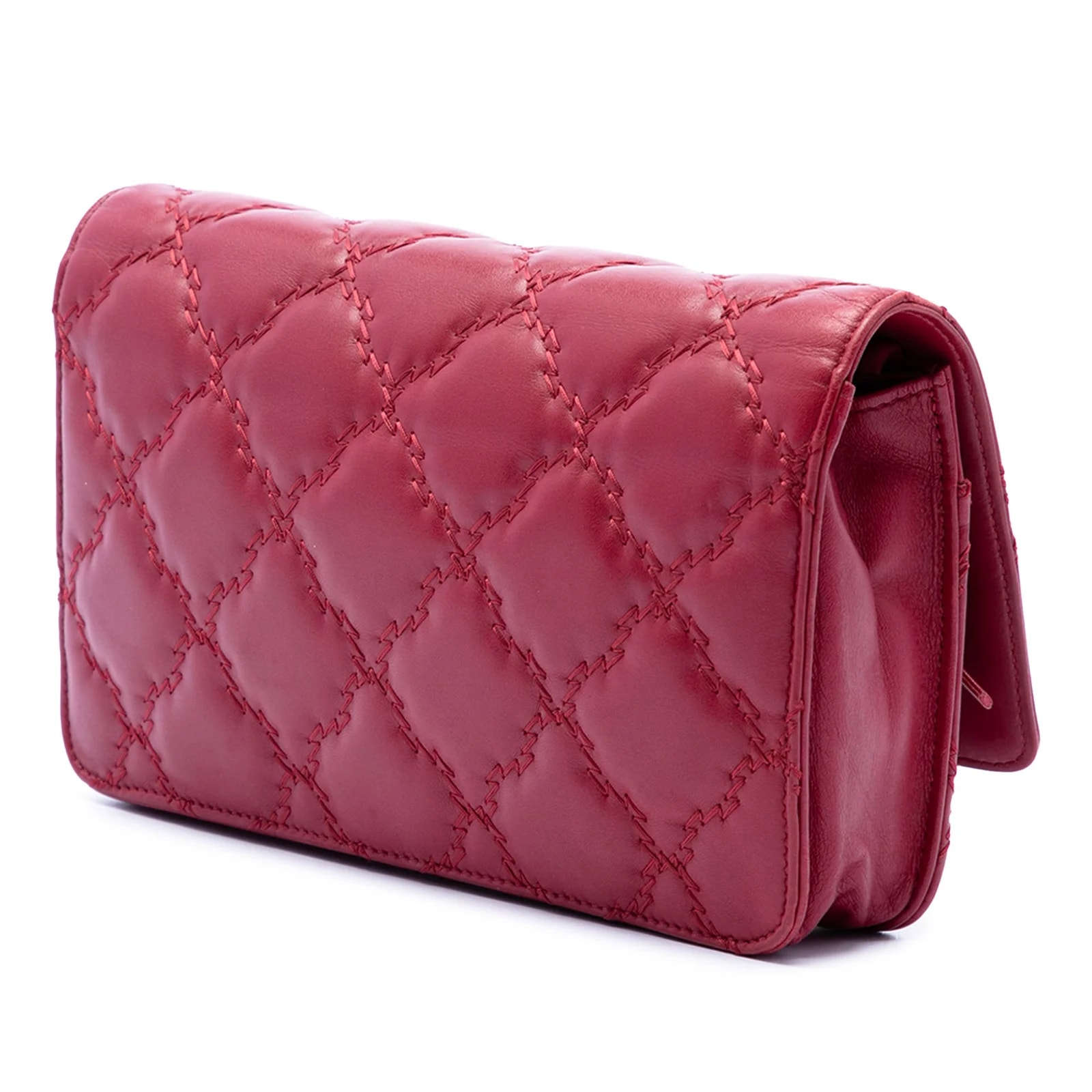 CC Double Stitch Hamptons Wallet on Chain 2
