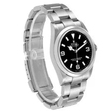 Rolex Explorer I 36 Steel Black Dial 114270 3