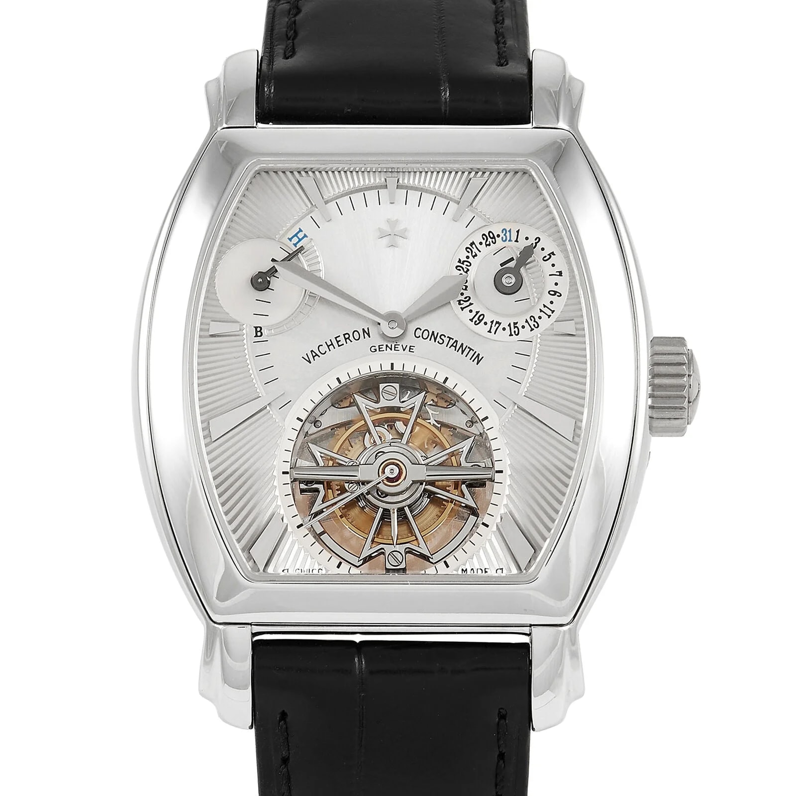 Worldofluxuryus — Vacheron Constantin Malte Tonneau Tourbillon Platinum — Watch — resale