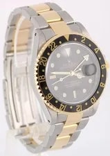 Rolex GMT-Master II Two-Tone 18K Yellow Gold Steel Black 40mm 16713 3