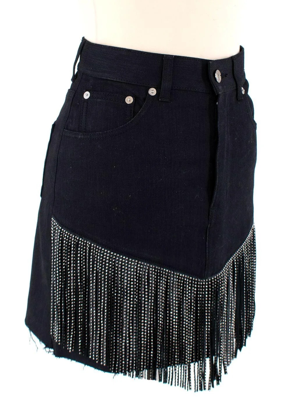 Skirt With Studded Fringing 3
