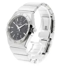 Omega Constellation 123.10.35.20.01.002 35mm SS Black #C6908 2