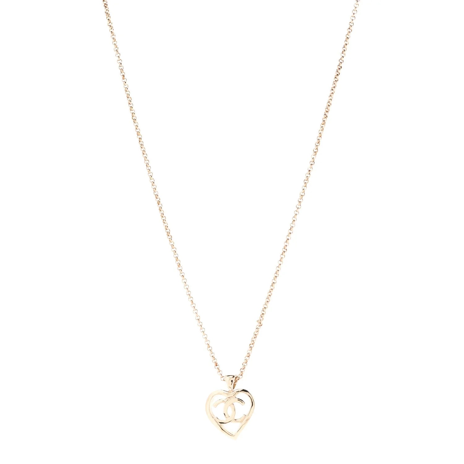 Chanel — CC Heart Chain — Jewelry — resale