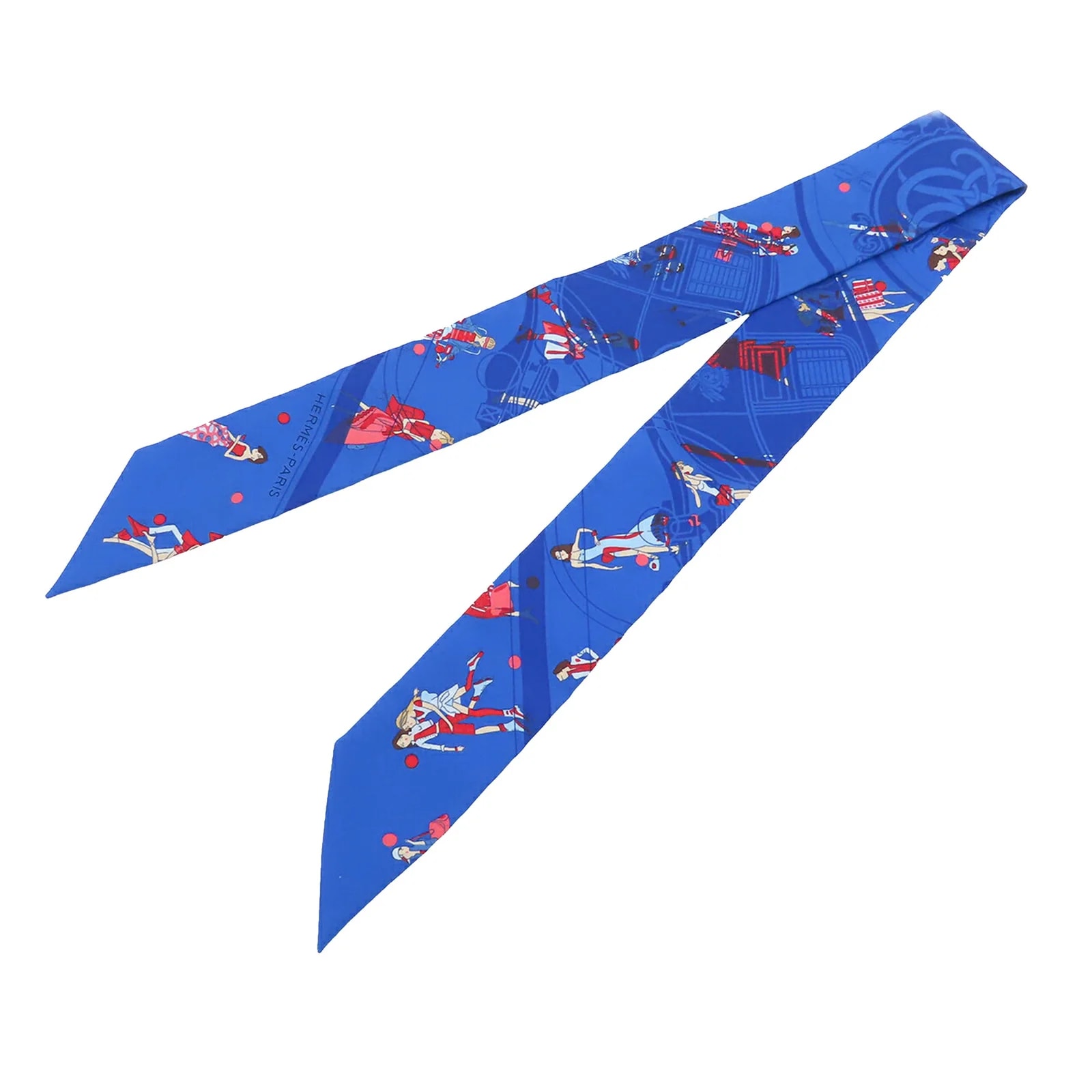 Hermès — Ex Libris les Parisiennes Twilly Scarf — Accessory — resale
