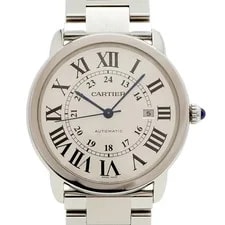 Cartier — Cartier Ronde Solo XL W6701011 Automatic Silver Dial Stainless Steel — Watch — resale